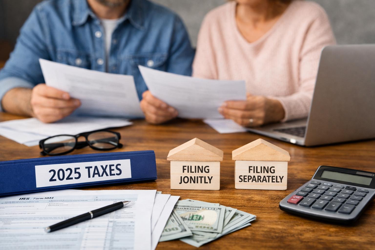 Married filing jointly vs separately: what couples should know for 2025 taxes