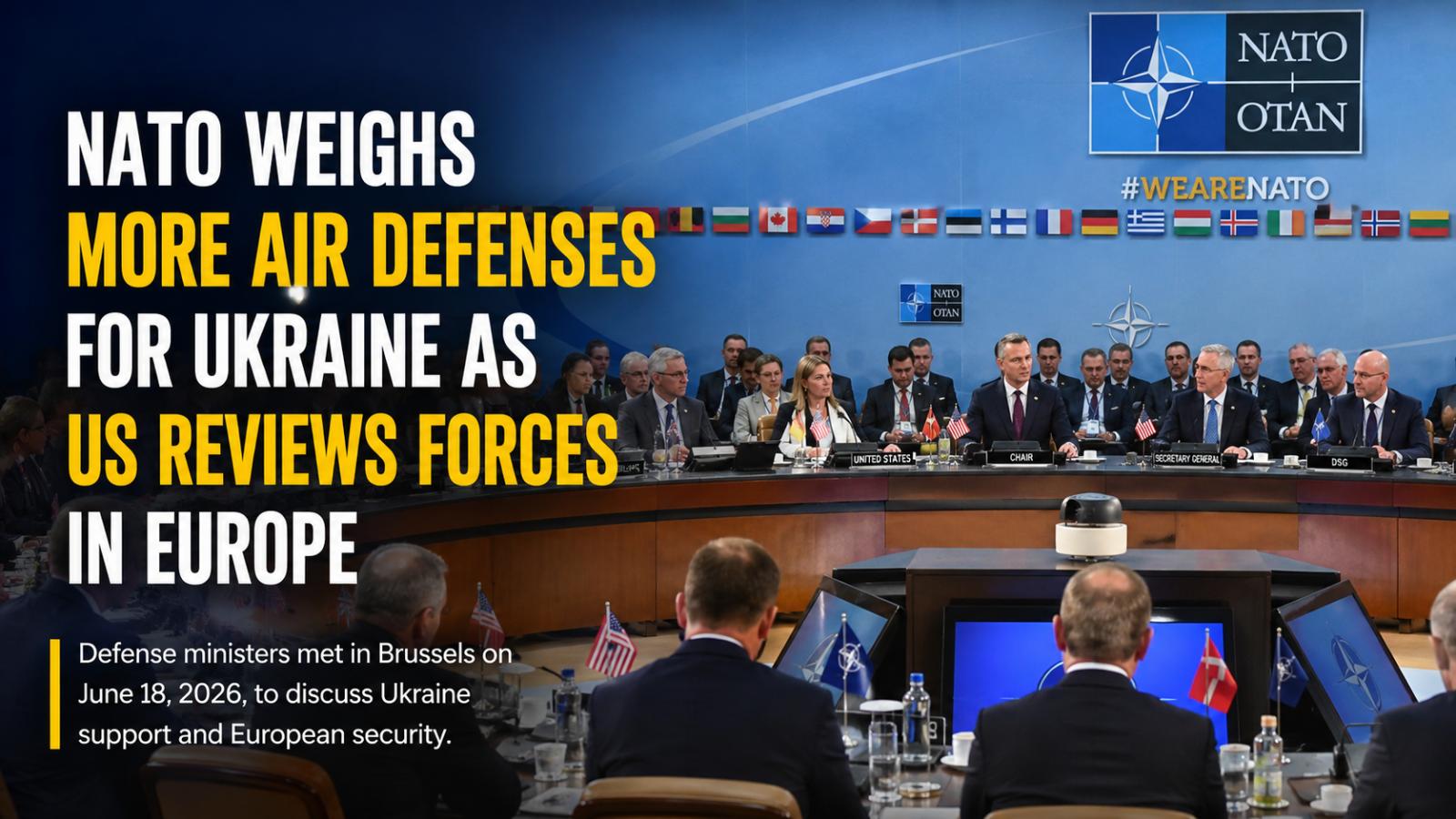 US Troop Review in Europe Shapes NATO Ukraine Air Defense Talks