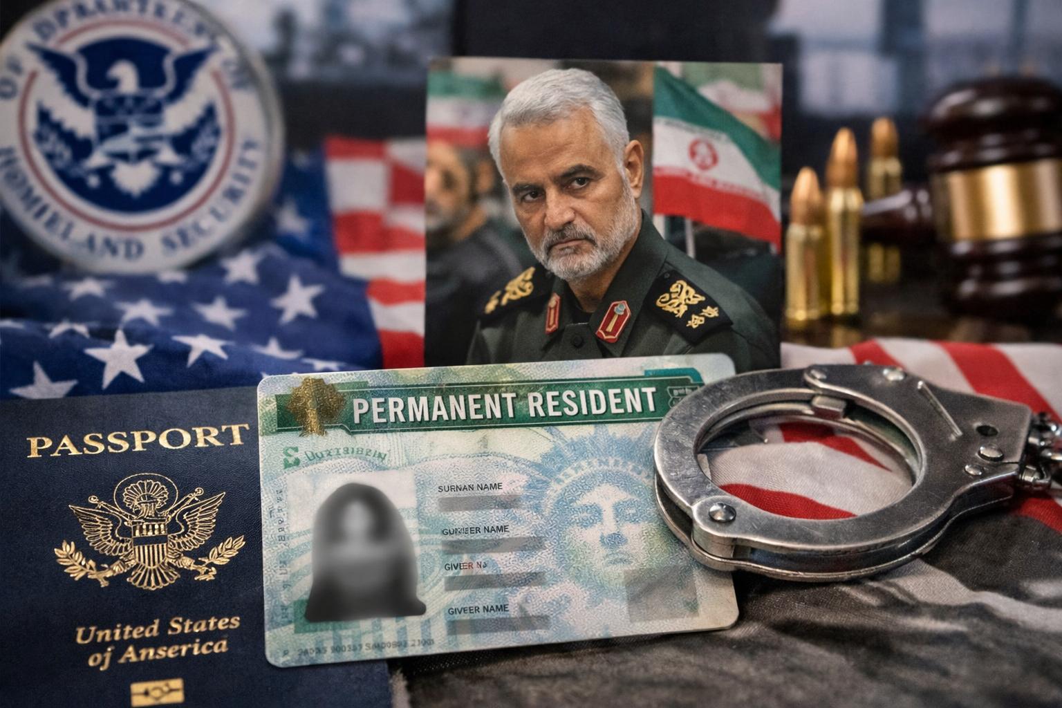 US revokes green cards of Iran-linked individuals, detains Soleimani relatives