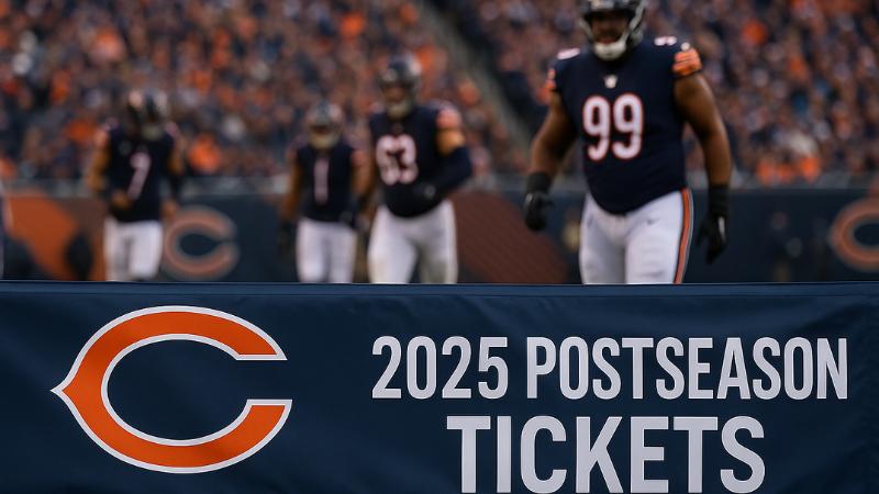 Bears playoff hopes remain alive as team announces 2025 postseason ticket sales