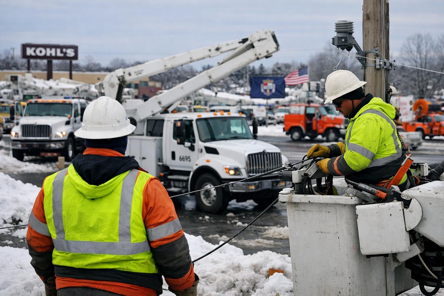 JCP&L crews restore power as outages drop after major blizzard