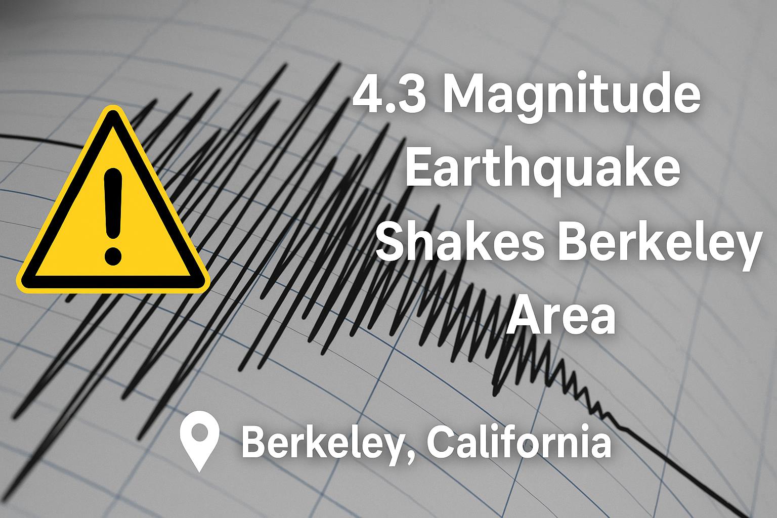 4.3 magnitude earthquake shakes Berkeley area, aftershock follows