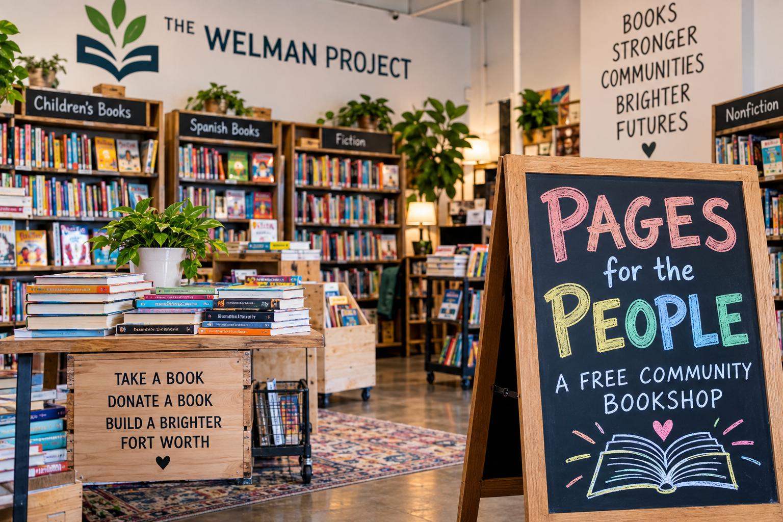 Fort Worth nonprofit opens free community bookshop