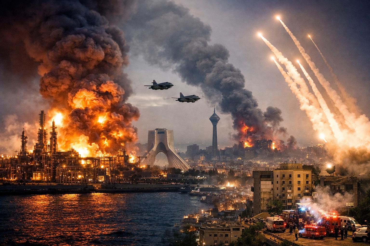 Israeli attack on Iran energy site raises tensions over Strait of Hormuz