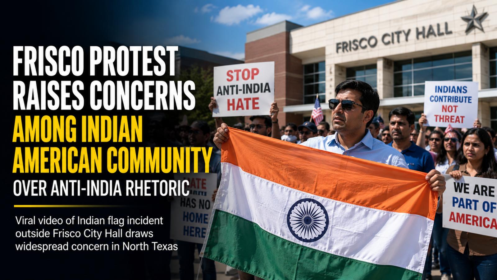 Frisco City Hall Indian Flag Video Raises Community Concern