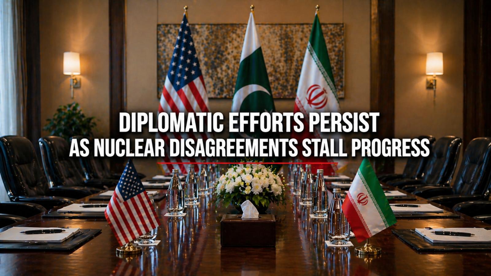 Why did Trump cancel envoy trip Talks with Iran continue remotely