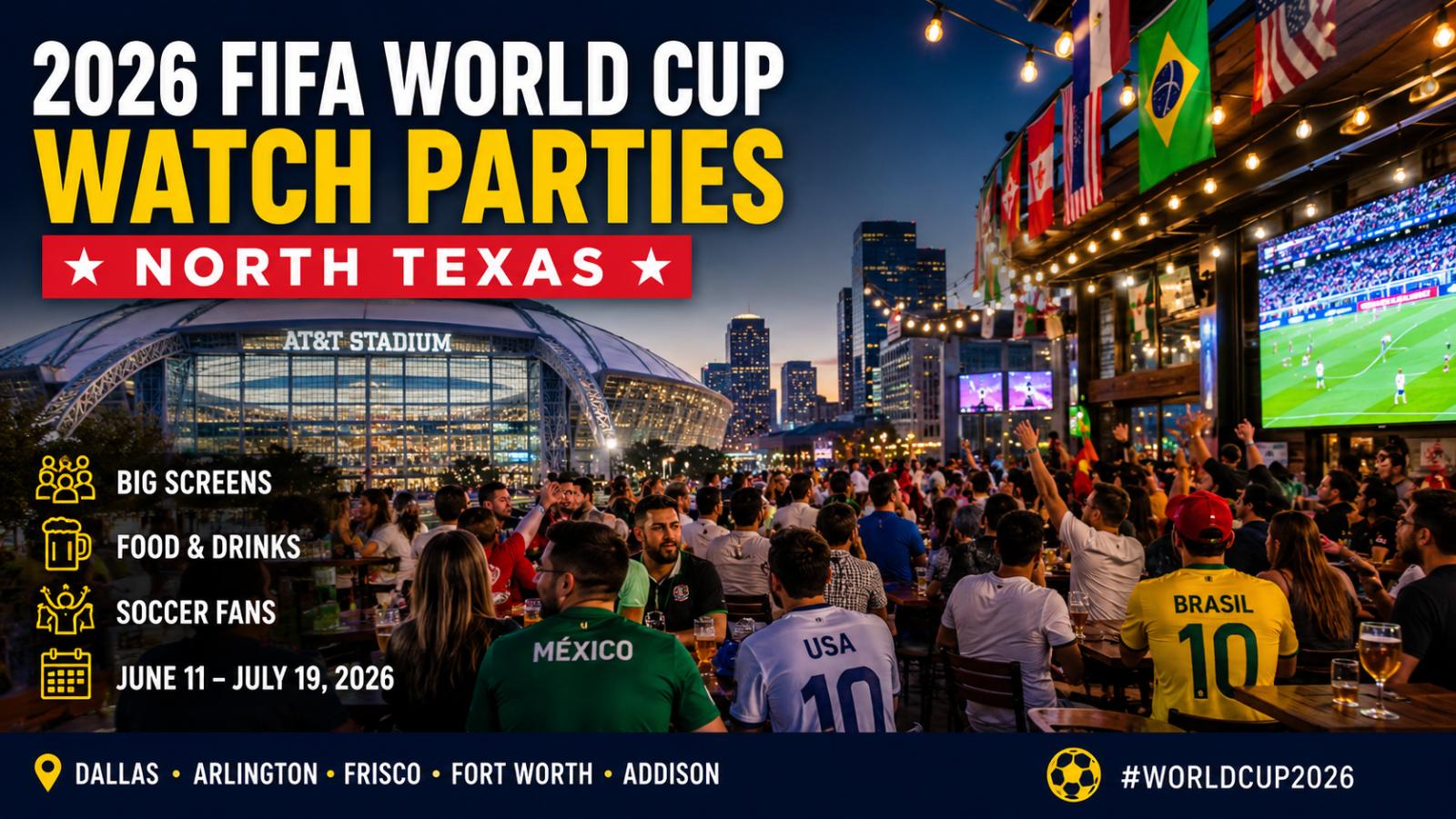 Where to Watch 2026 World Cup Games in North Texas