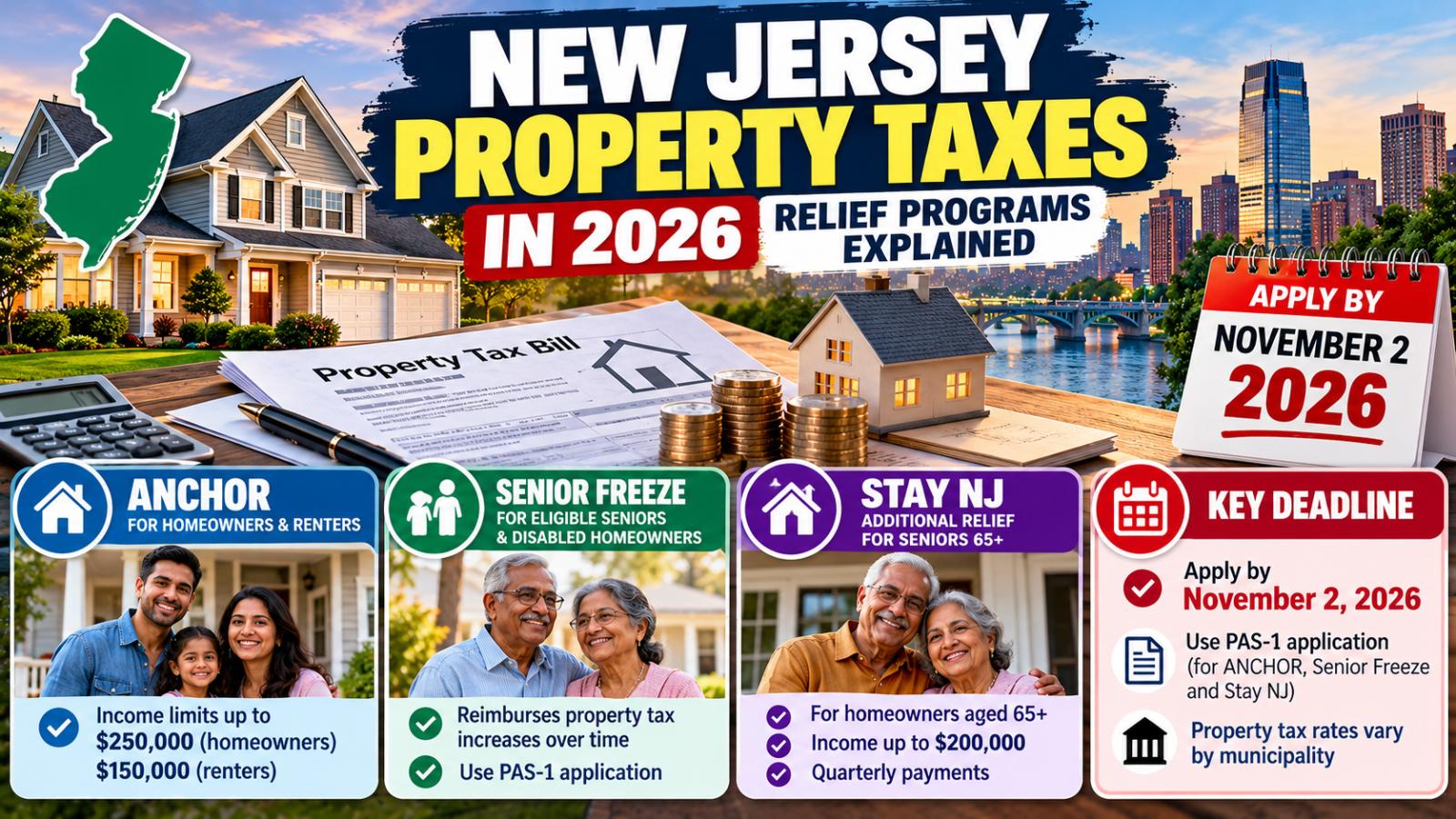 New Jersey Property Taxes in 2026  Relief Programs Explained
