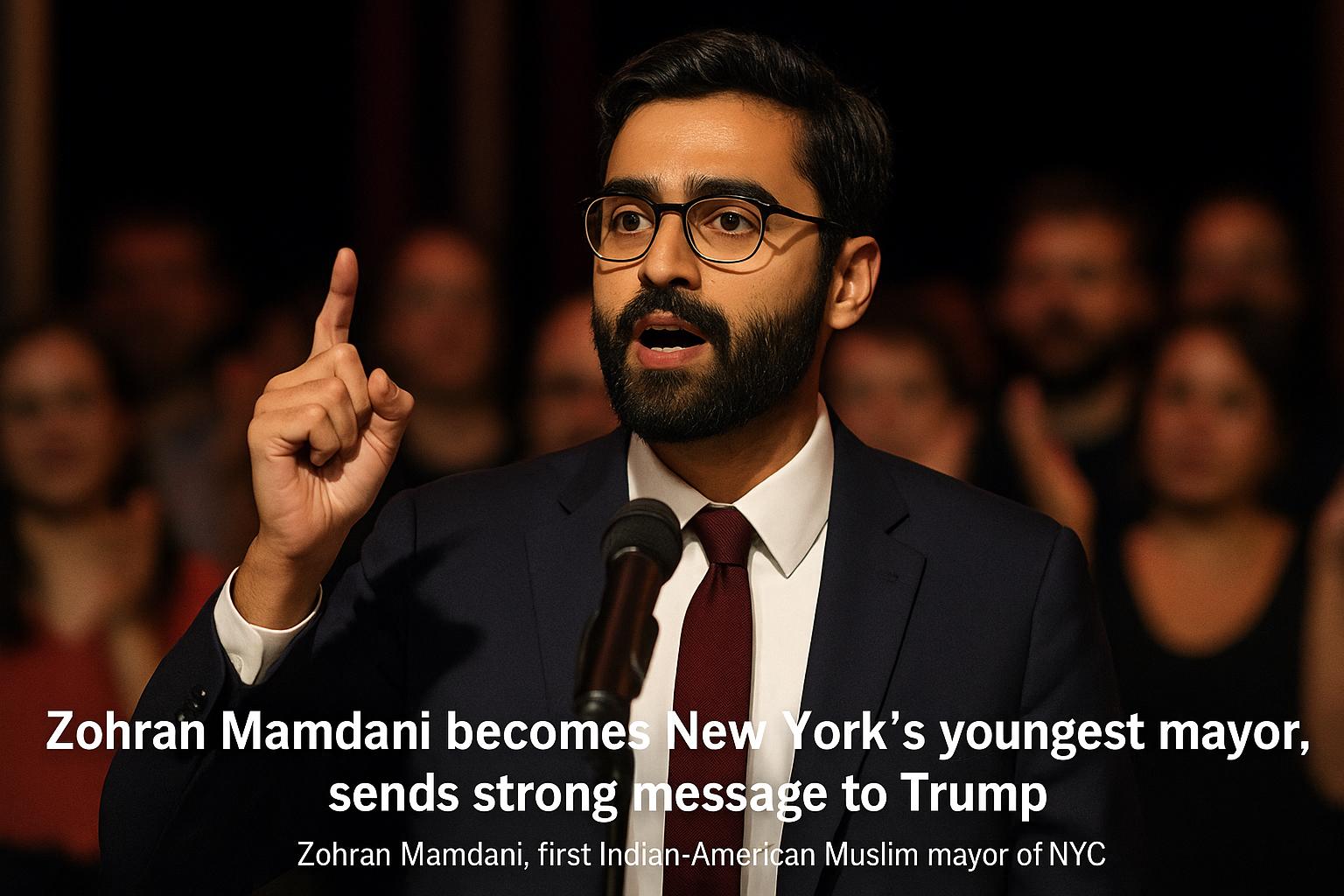 Zohran Mamdani becomes New York’s youngest mayor, sends strong message to Trump