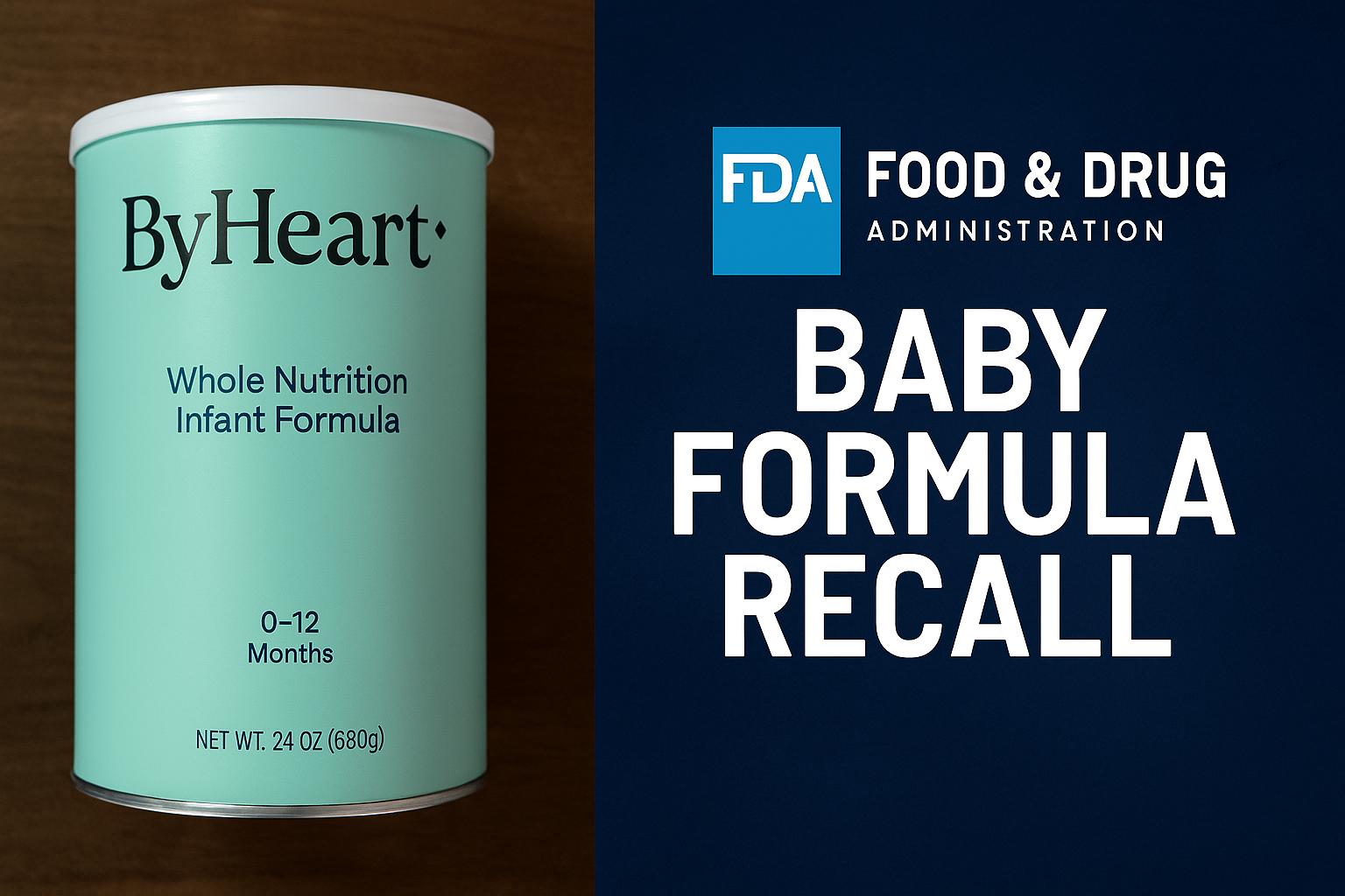 FDA links infant botulism outbreak to ByHeart baby formula recall