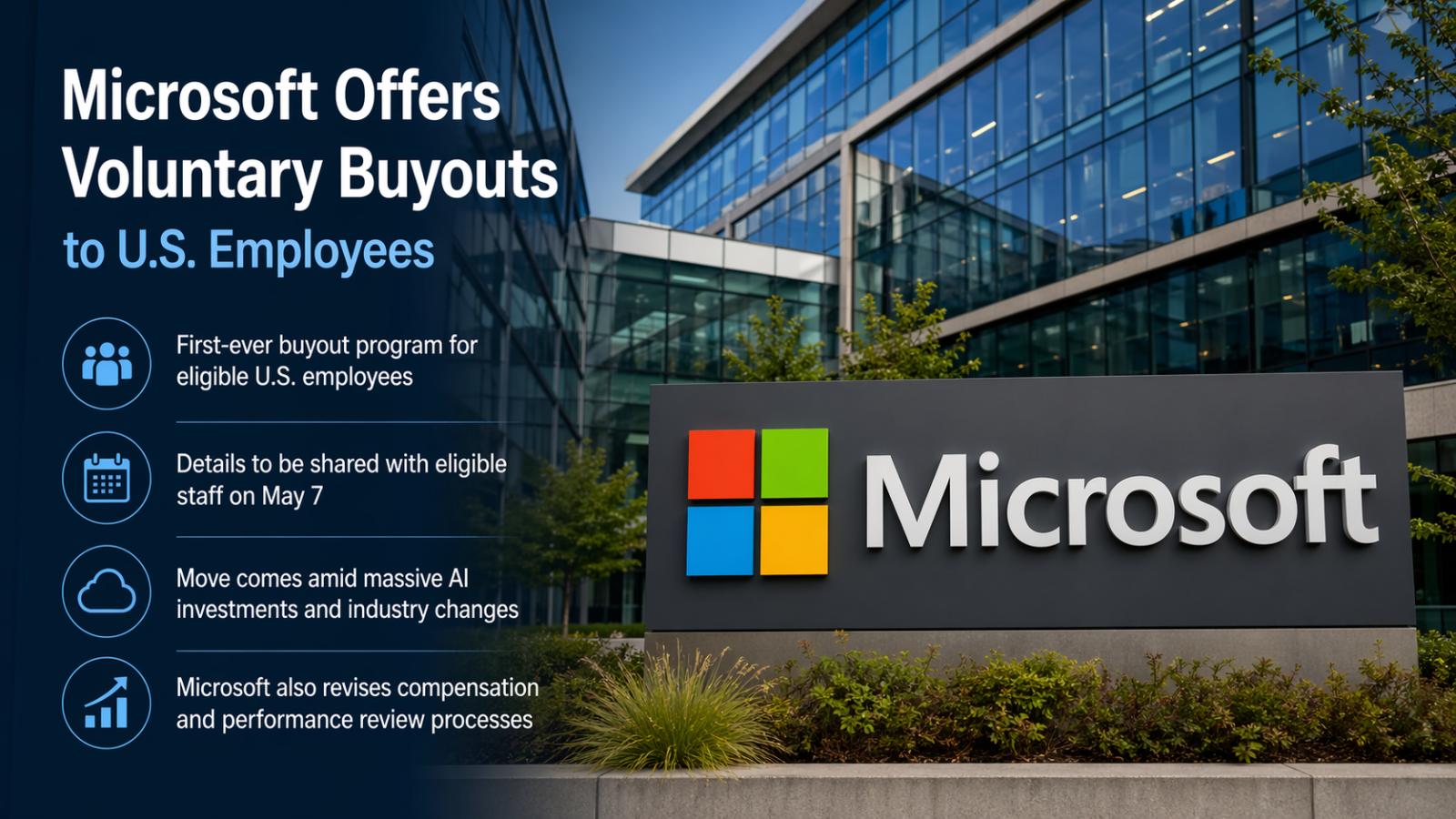 Why is Microsoft offering buyouts to U.S. employees It aims to adapt to AI-driven industry changes