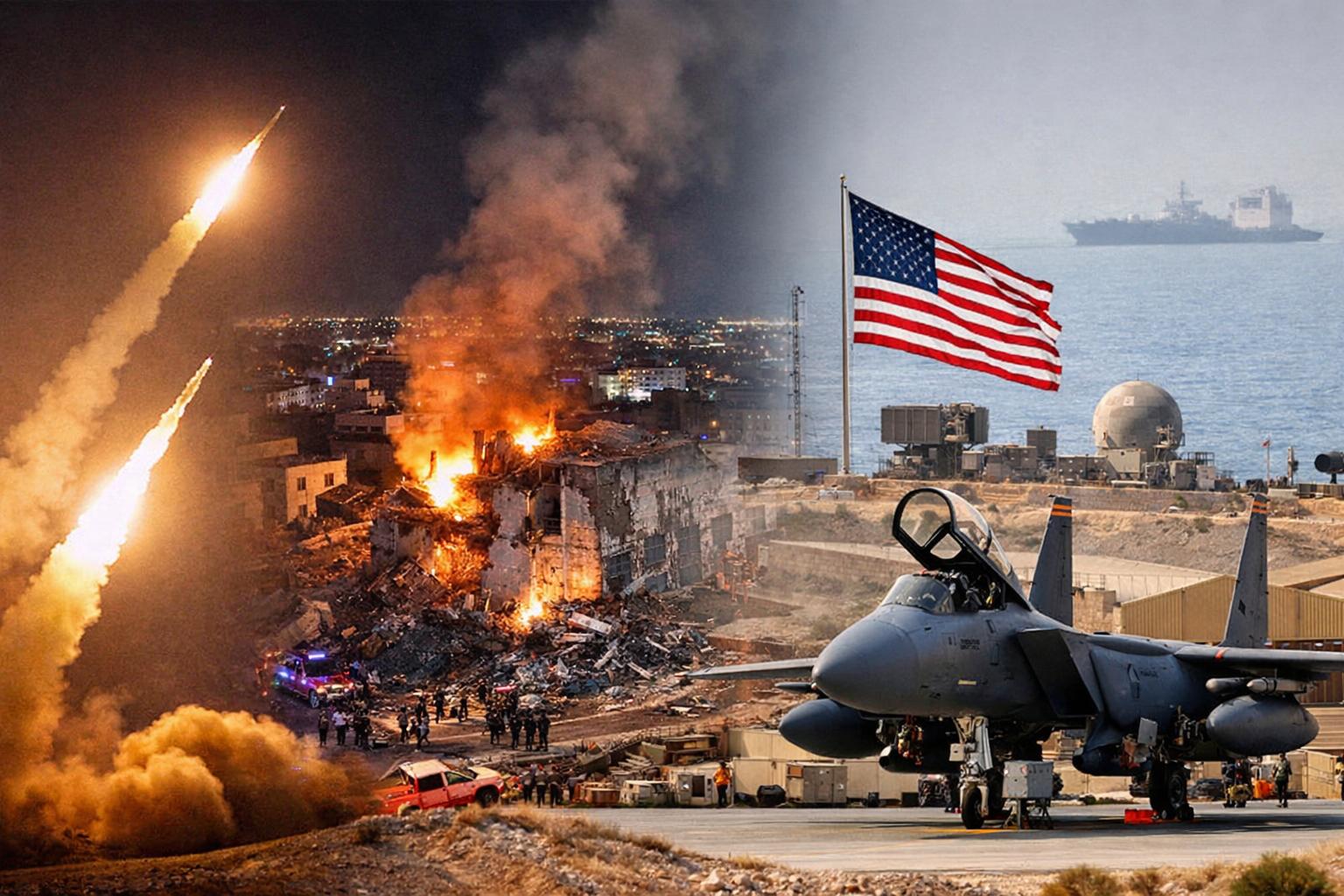US–Israel–Iran War  Iran hits regional US bases as Israel conflict escalates into twelfth day