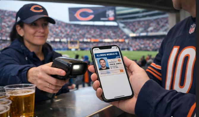 Chicago Bears fans can use digital Illinois IDs at Soldier Field for age checks