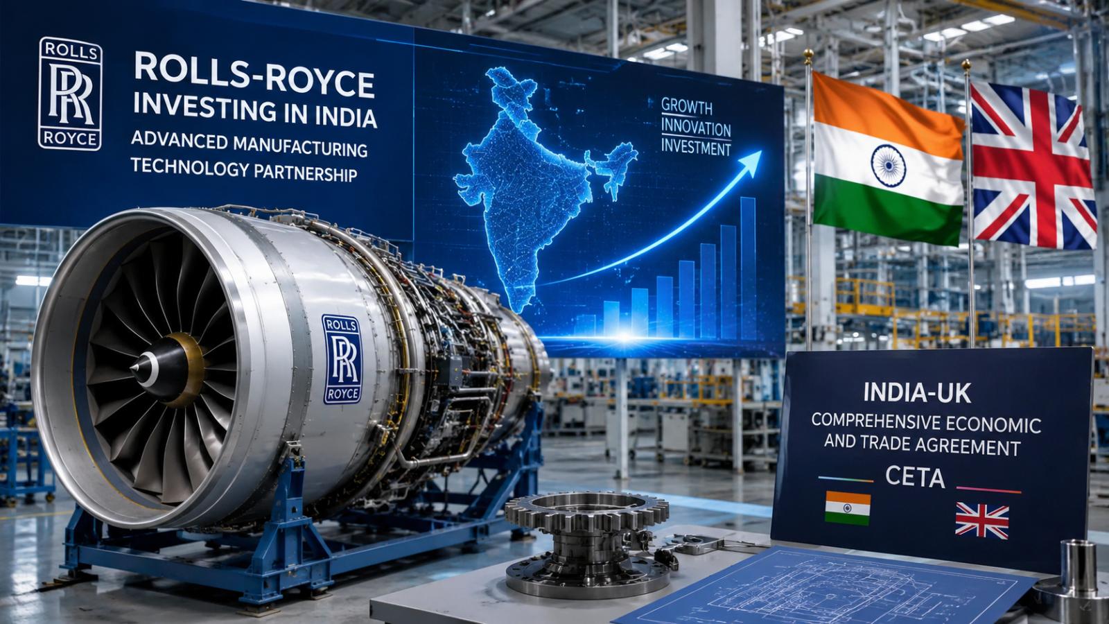 Rolls-Royce Eyes India Manufacturing Investment Under UK Pact