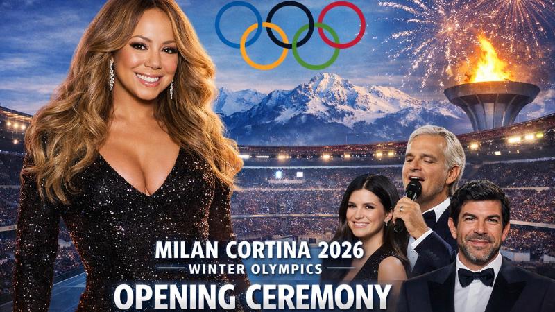 Mariah Carey to Headline Milan Cortina 2026 Olympics Opening Ceremony
