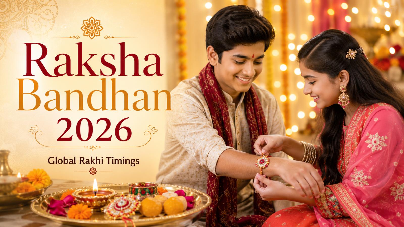 Raksha Bandhan 2026 Global Rakhi timings by time zone