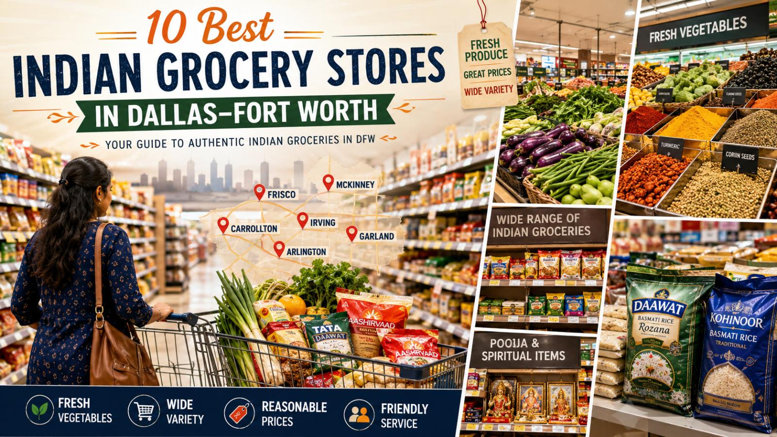 Indian Grocery Stores in Dallas-Fort Worth: 10 Places to Try
