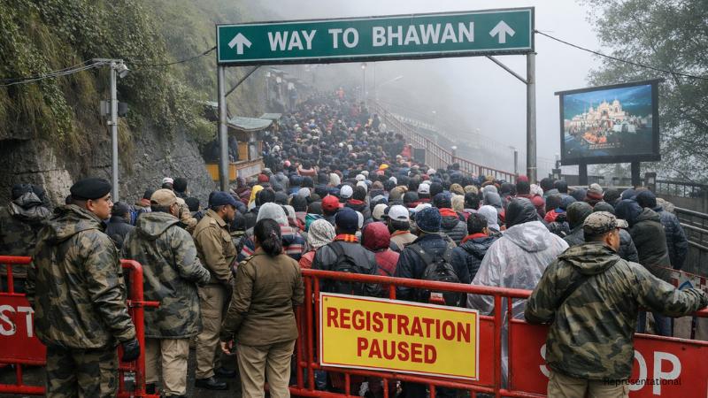 Vaishno Devi yatra registration suspended amid New Year rush and safety measures