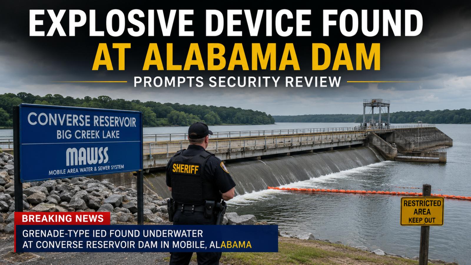 Converse Reservoir Dam IED Raises Alabama Water Security Concerns