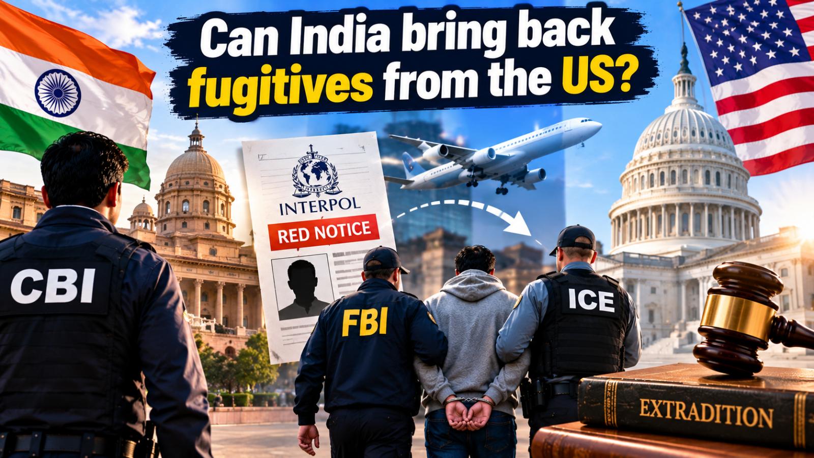 Can India bring back fugitives living in the United States?
