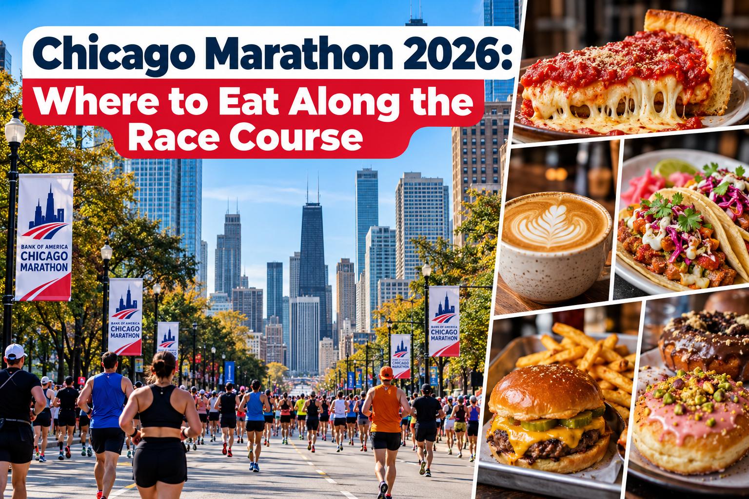 Chicago Marathon 2026 Where to eat along the race course