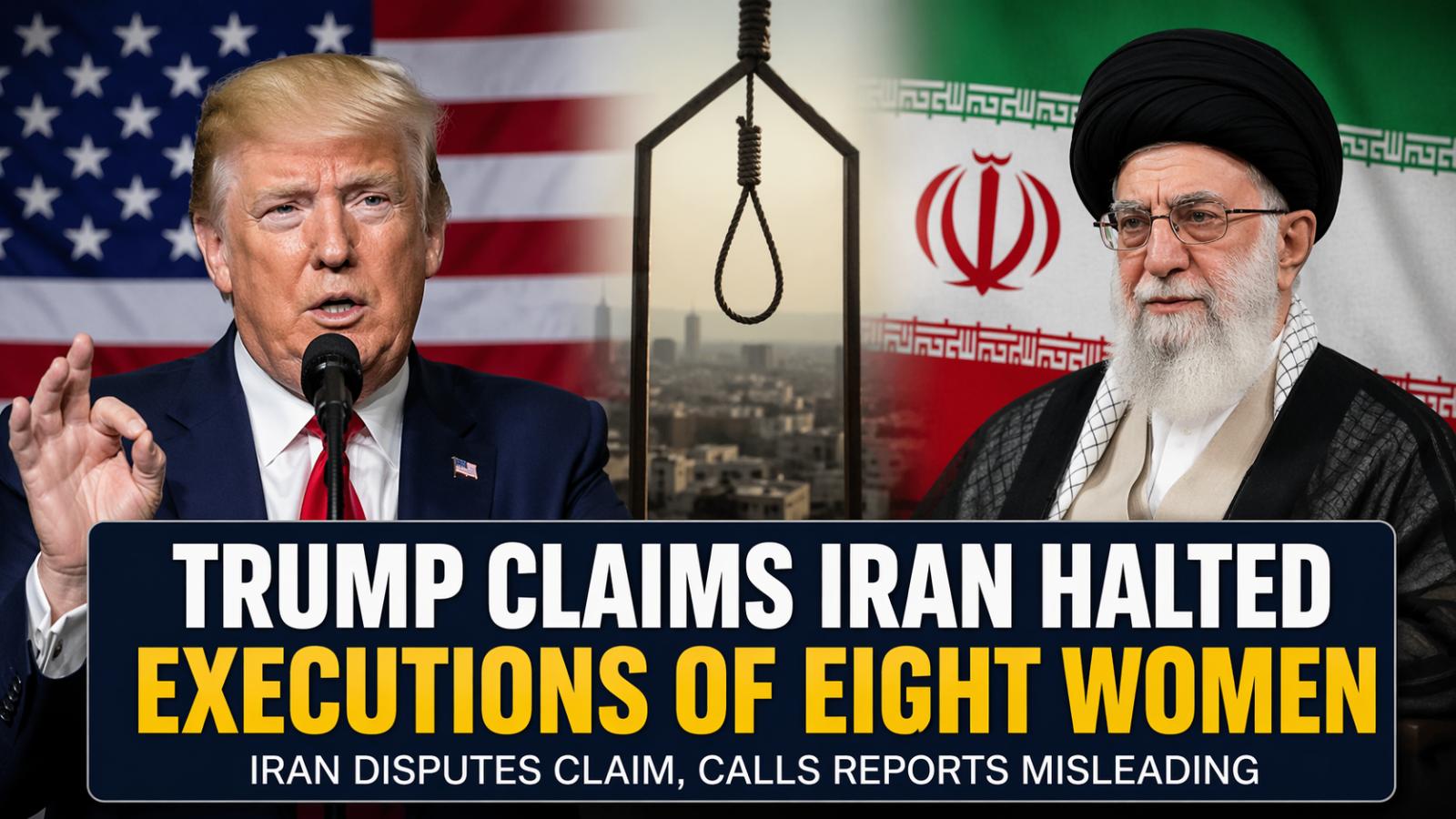 Iran disputes Trump’s claim on halted executions of women protesters