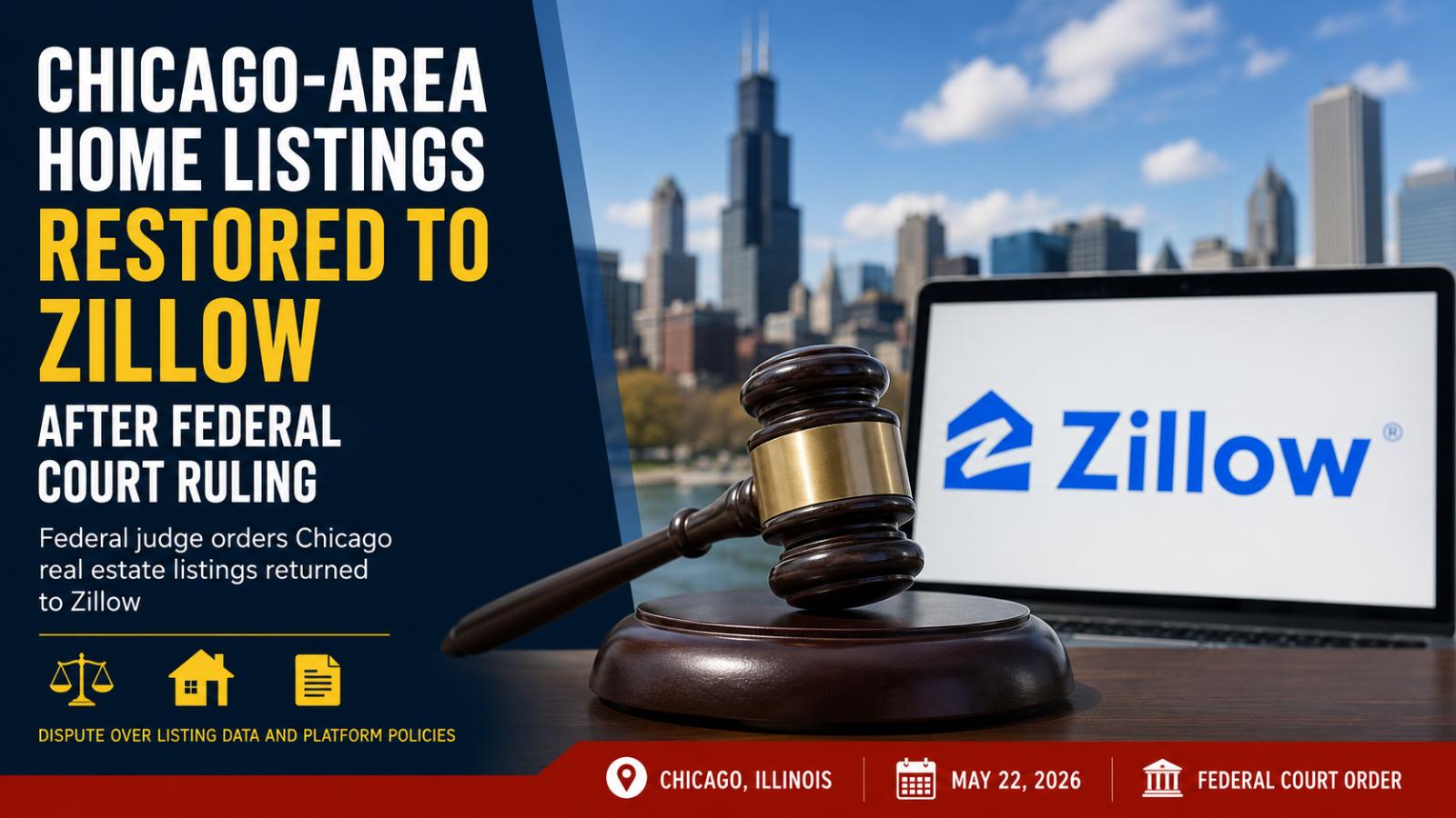 Chicago Zillow Listings Restored After MRED Court Order