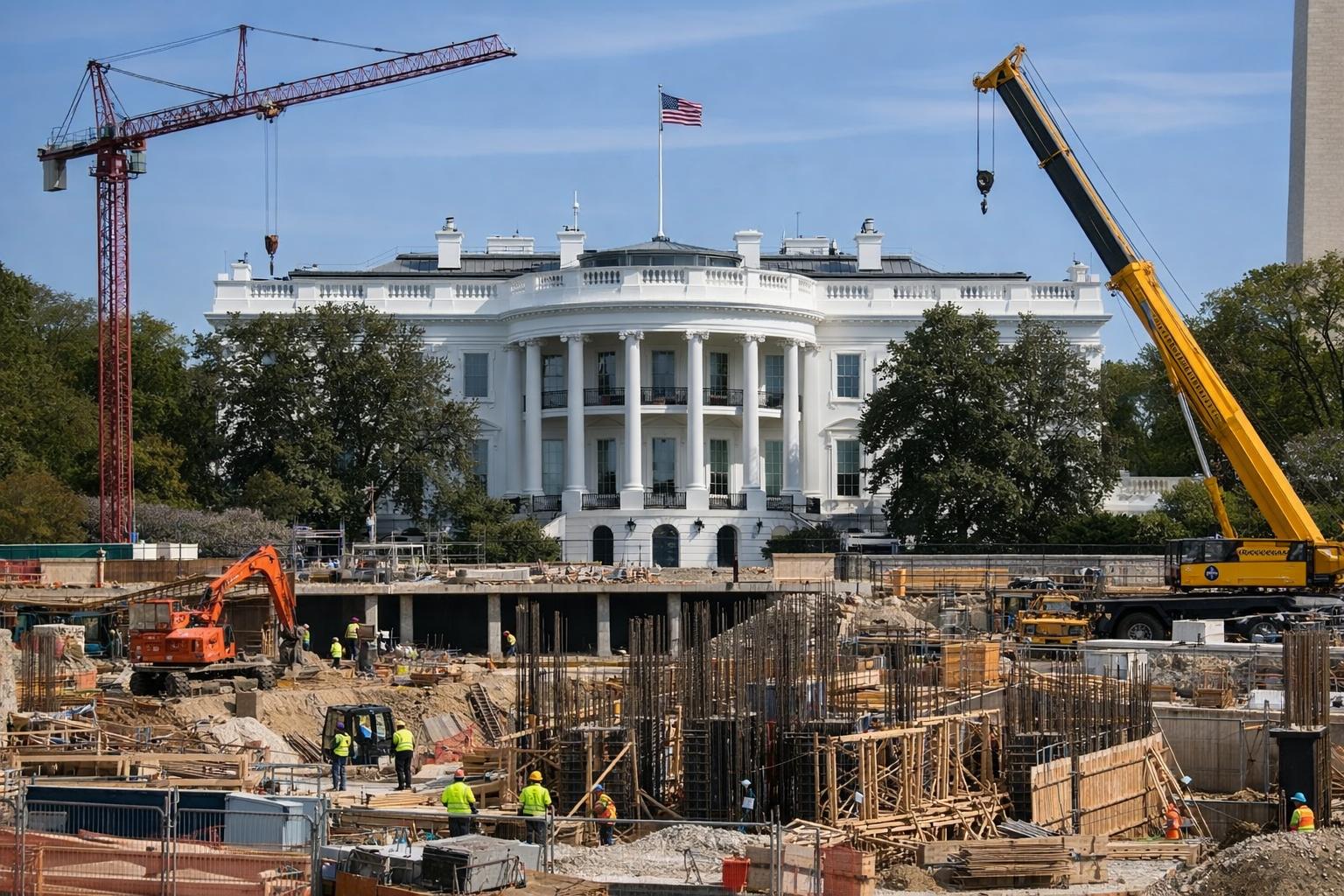 White House ballroom plan approved amid legal dispute over Trump project