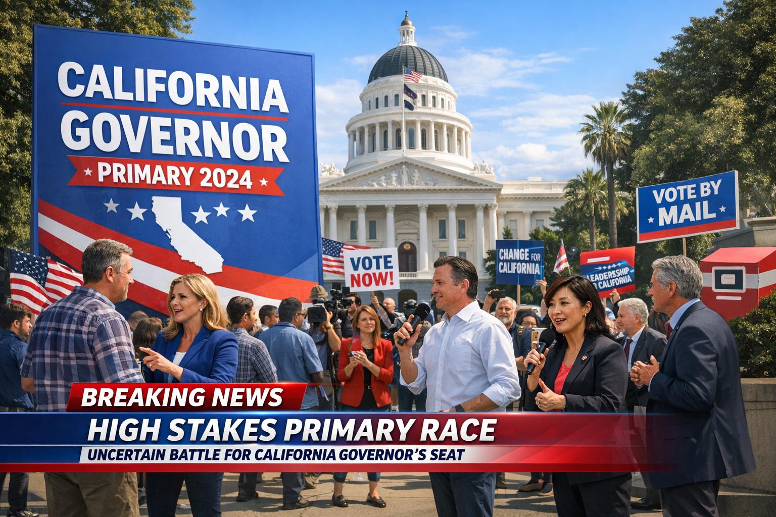California governor race heats up as crowded field reshapes primary outlook