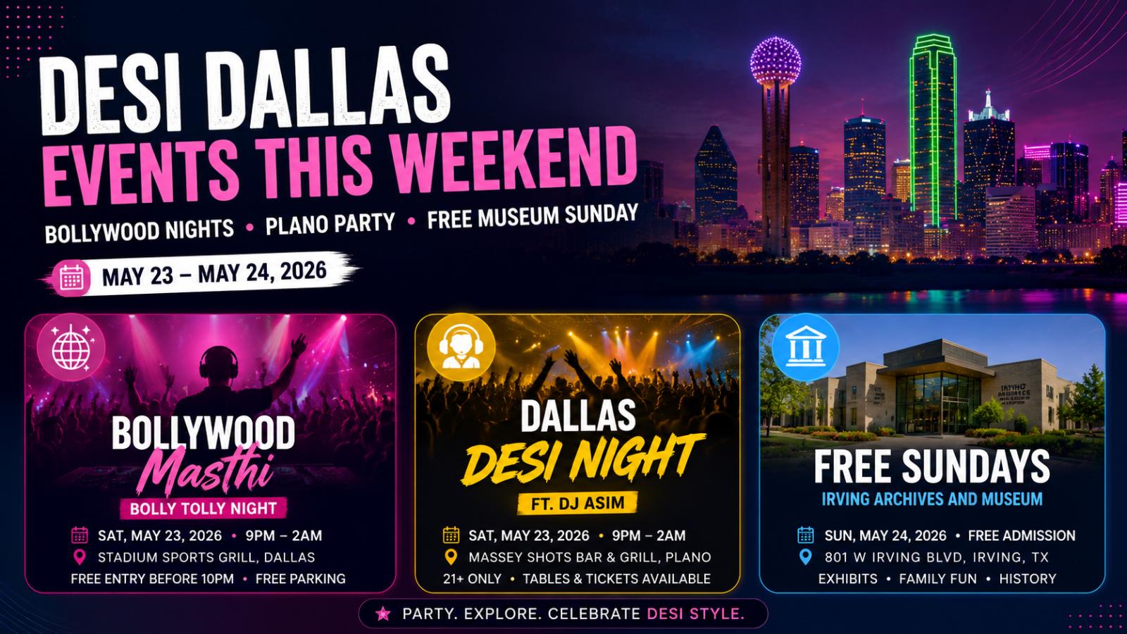 Desi Dallas Events This Weekend: Bollywood Nights and More