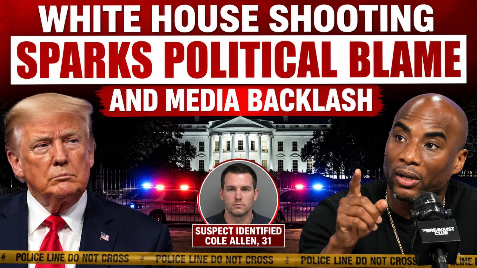 White House shooting sparks political blame and media backlash