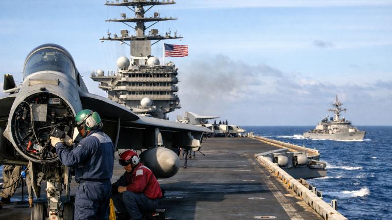 USS Abraham Lincoln arrives in Middle East as US boosts military posture near Iran