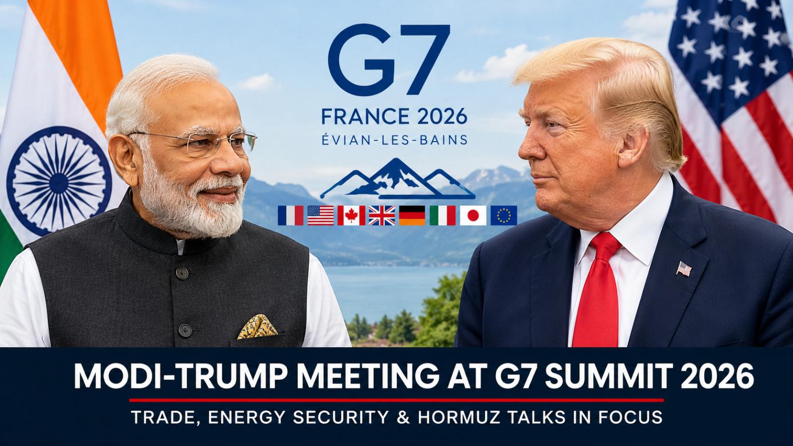 Modi-Trump G7 Meeting 2026: Trade, Hormuz Talks in Focus