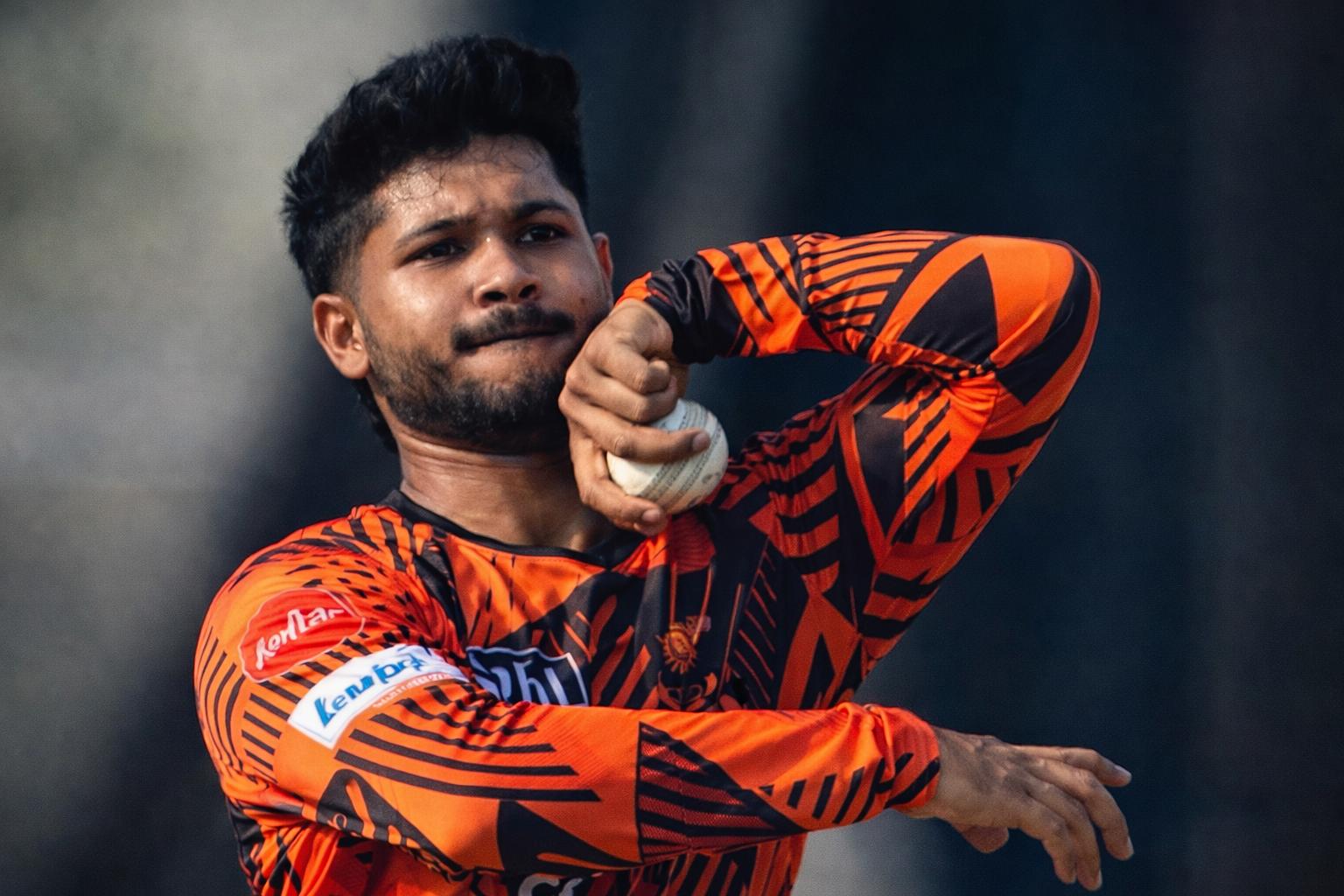 Shivang Kumar impresses on IPL debut for Sunrisers Hyderabad