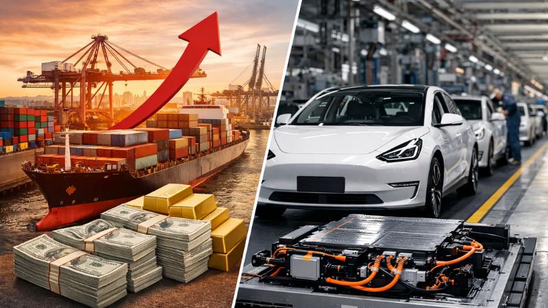China sets record trade surplus and strengthens global auto leadership in 2025