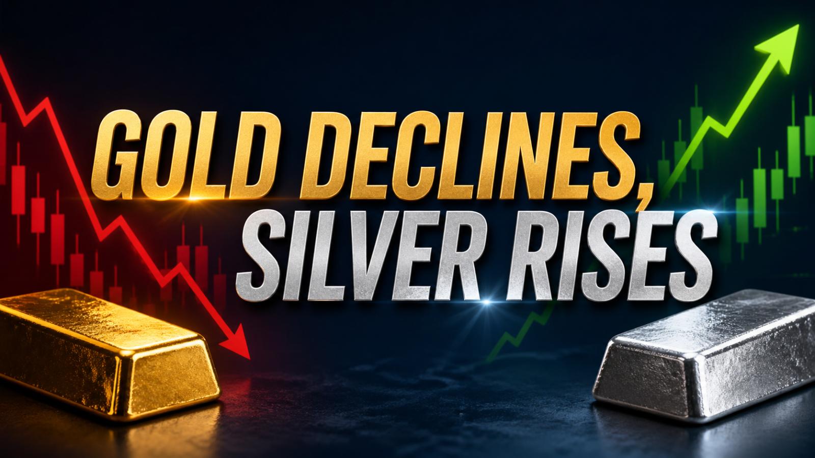 Gold Declines, Silver Rises – Monday, April 27, 2026