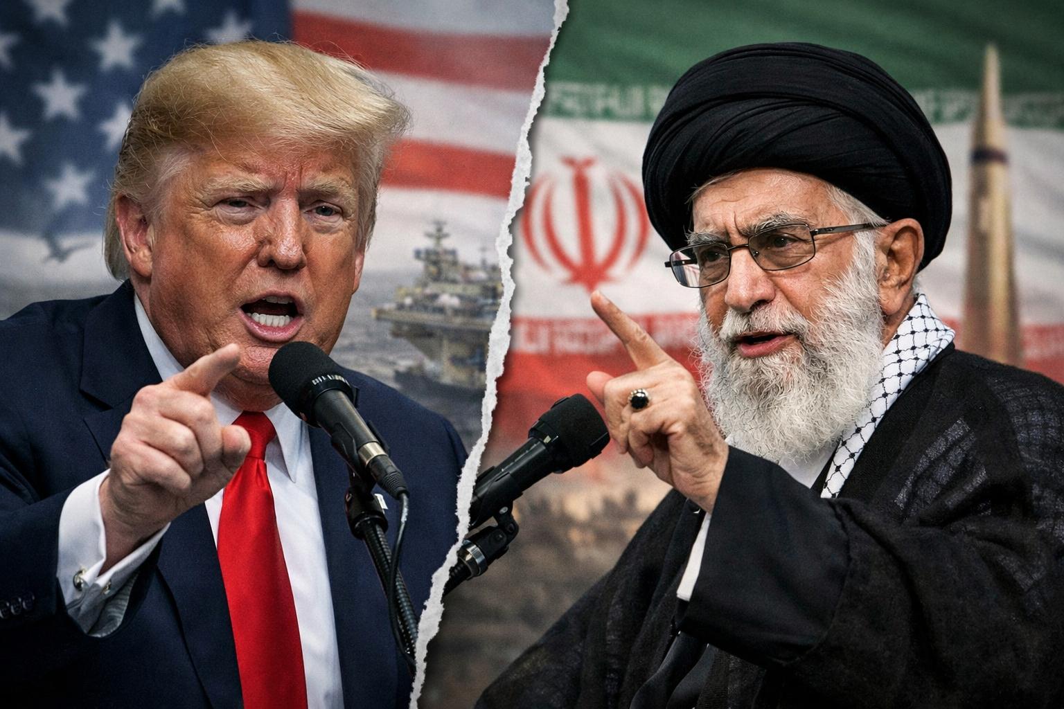 Trump and Khamenei exchange sharp warnings ahead of nuclear talks