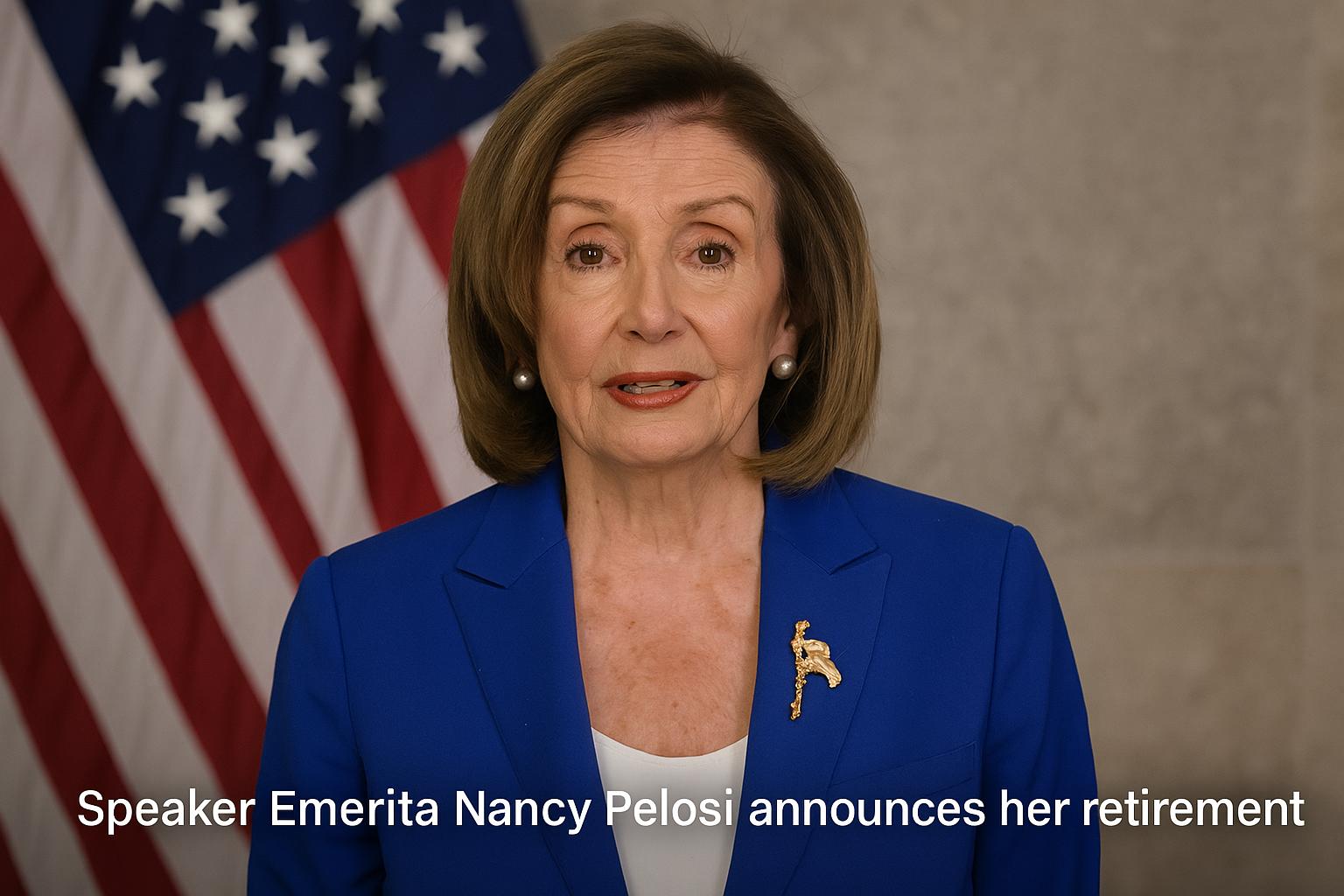 Nancy Pelosi announces retirement after nearly four decades in Congress