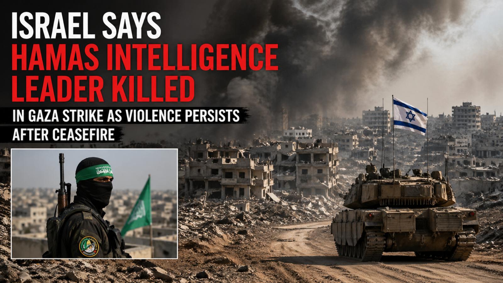 Israel says Hamas intelligence leader killed in Gaza strike