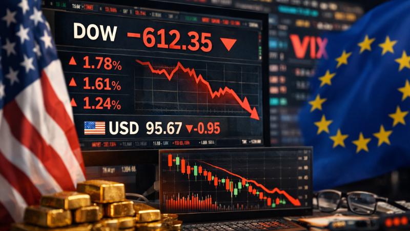 Sell America trade accelerates as Trump–Europe tensions shake global markets