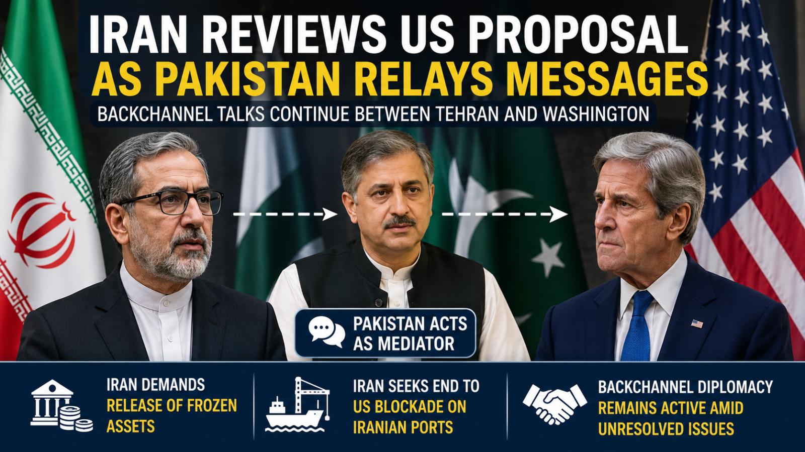 Iran Reviews US Proposal as Pakistan Relays Messages