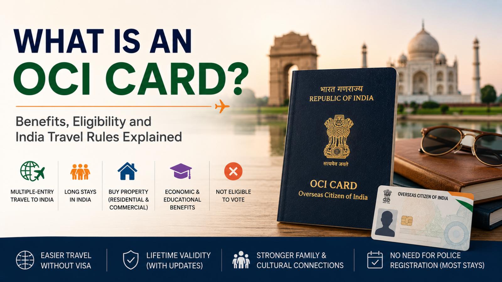 What Is an OCI Card Benefits, Eligibility and India Travel Rules Explained