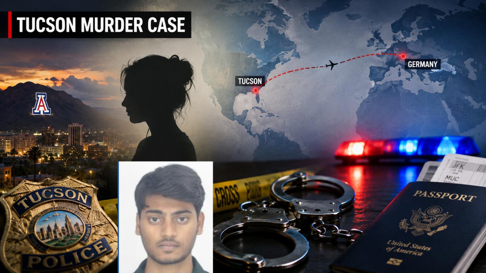 Indian national in Tucson murder case arrested in Germany