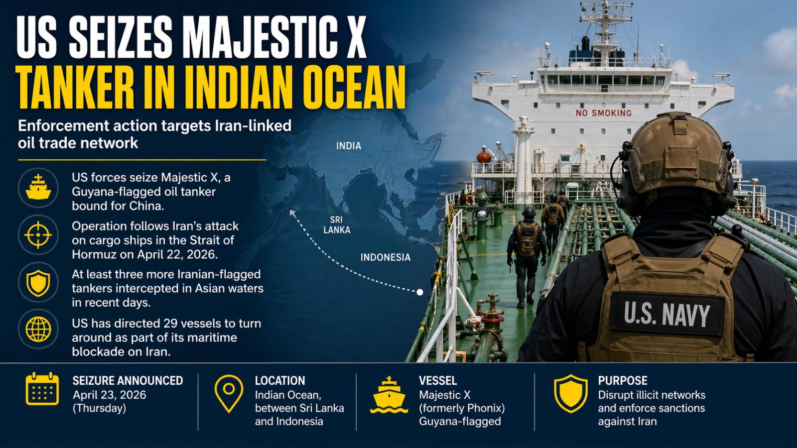 Why did the US intercept oil tankers? Enforcement targets Iran-linked shipping network