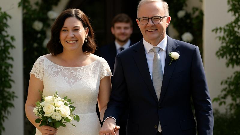 Anthony Albanese marries partner Jodie Haydon in private ceremony at the Lodge