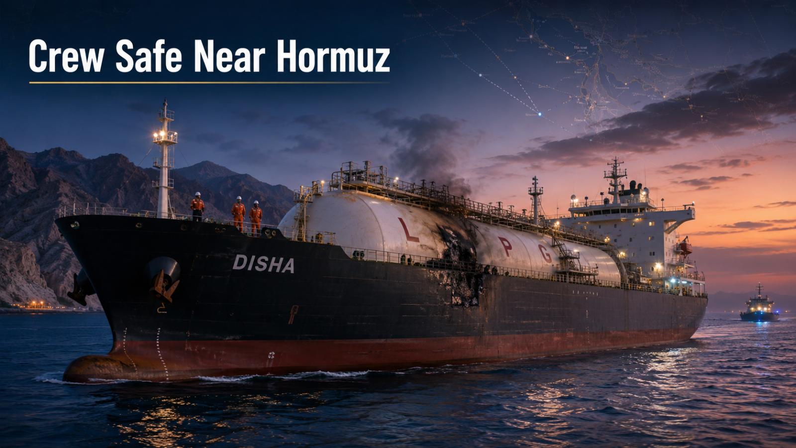 28 Indian crew safe after Disha LPG tanker attack near Hormuz