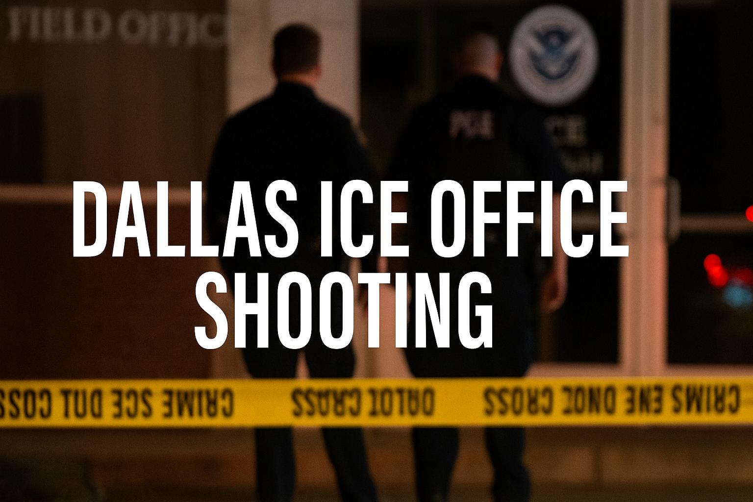 Gunman opens fire at Dallas ICE office killing one and injuring two