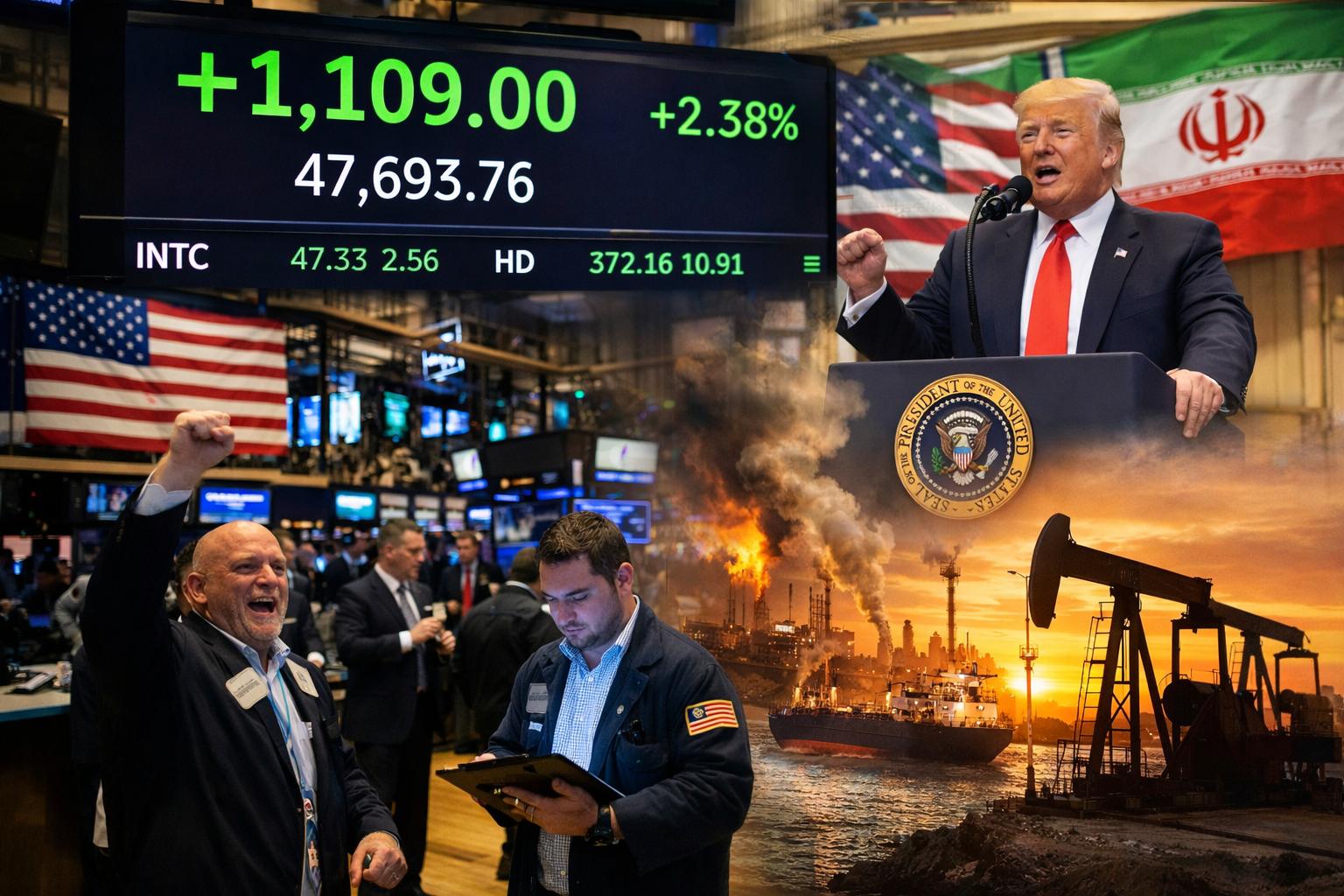 US stocks rally as ceasefire with Iran lifts market sentiment