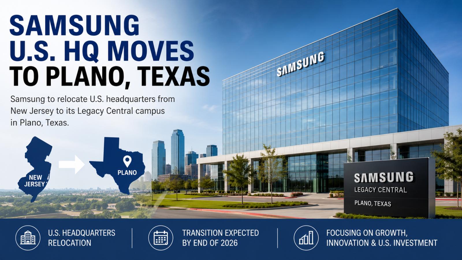 Samsung U.S. HQ Move to Plano Puts Legacy Central in Focus