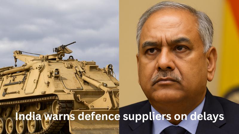 India warns defence suppliers of contract cancellations over delivery delays